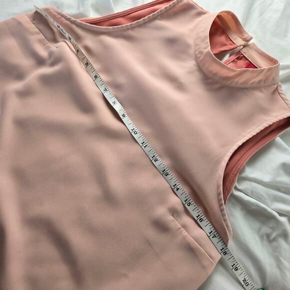 🎄 Daytrip EUC double layer sleeveless top Small Blush peach pink - Picture 10 of 15
